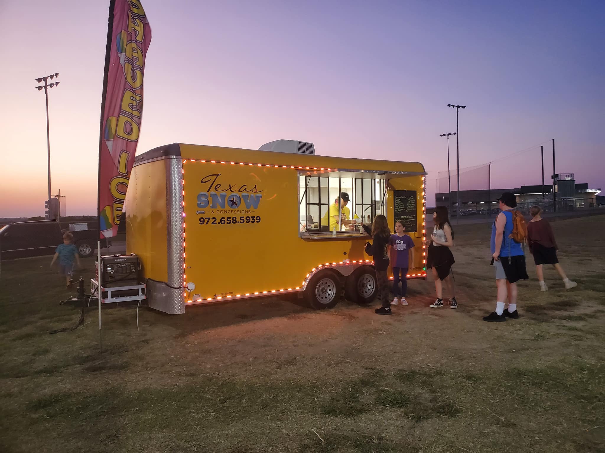 Texas Snow and Concessions Trailer